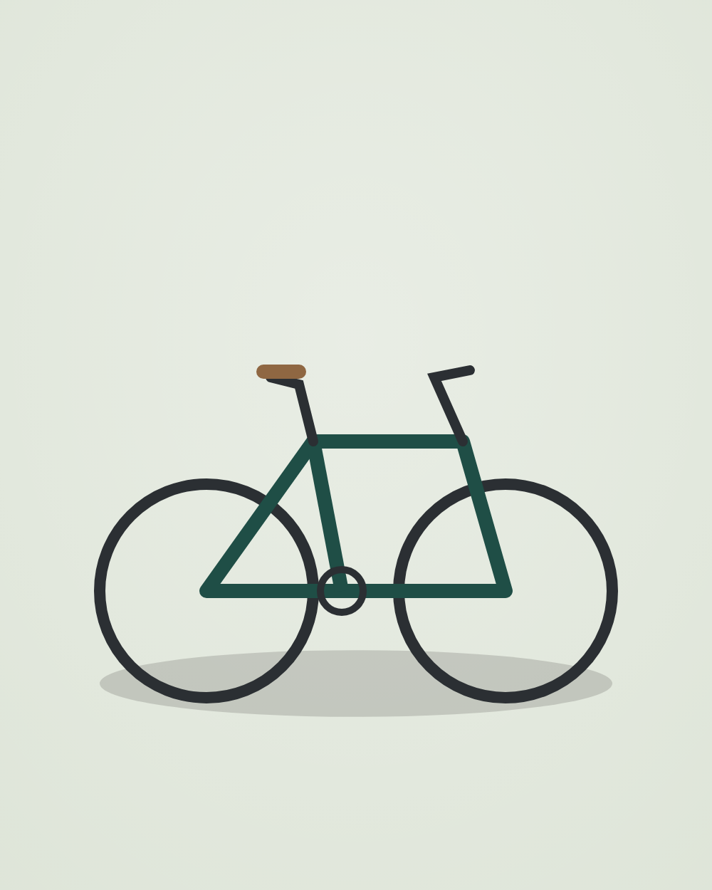 Steel road bike, 54cm — fresh tune-up