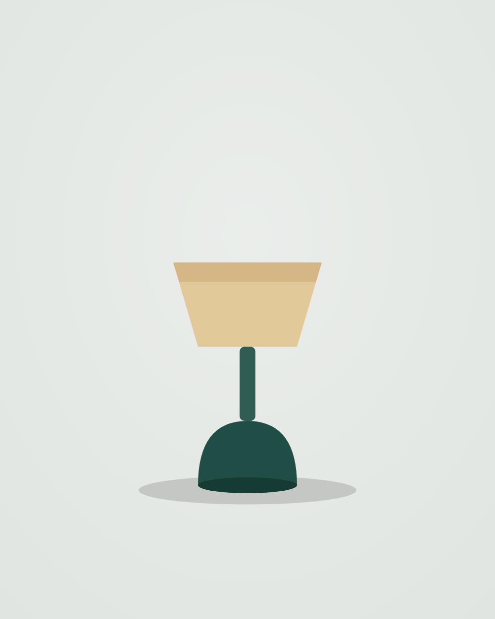 Ceramic table lamp with linen shade